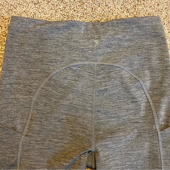 Athleta Ultimate Stash 7/8 Tight Leggings Size Small Grey Heather - Picture 5 of 14